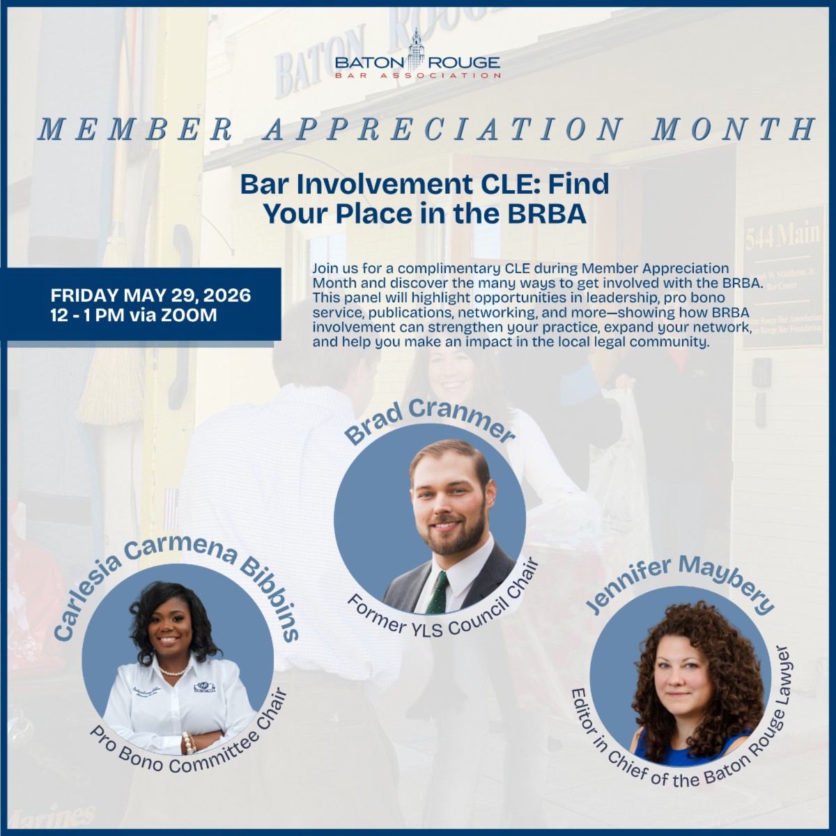 Bar Involvement CLE: Find Your Place in the BRBA