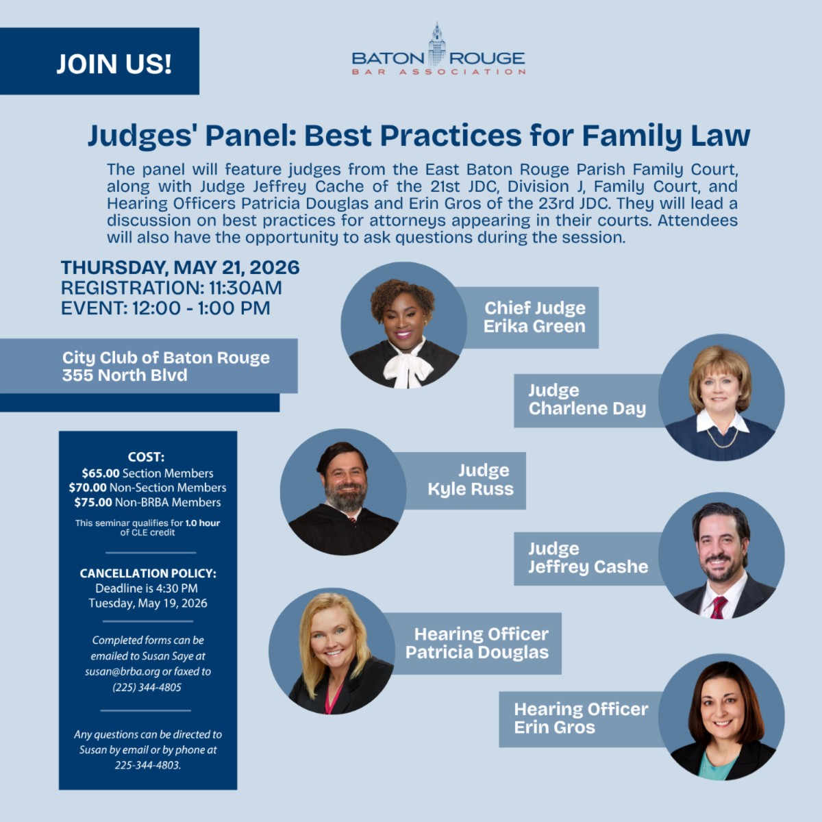 Family Law Section Meeting & CLE